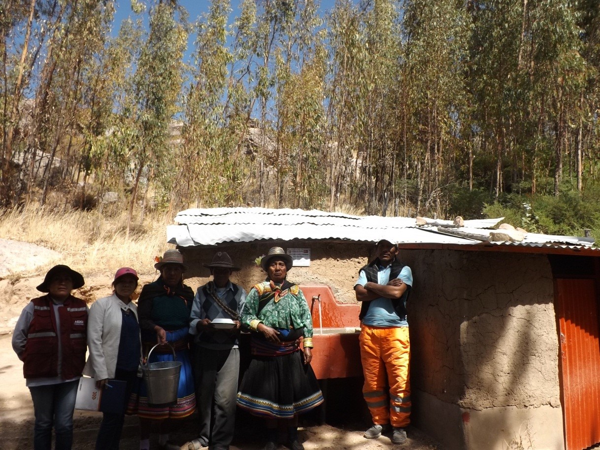 Directivos de la comunidad campesina Huamanmarca Ochuro Tumpullo - Andaray