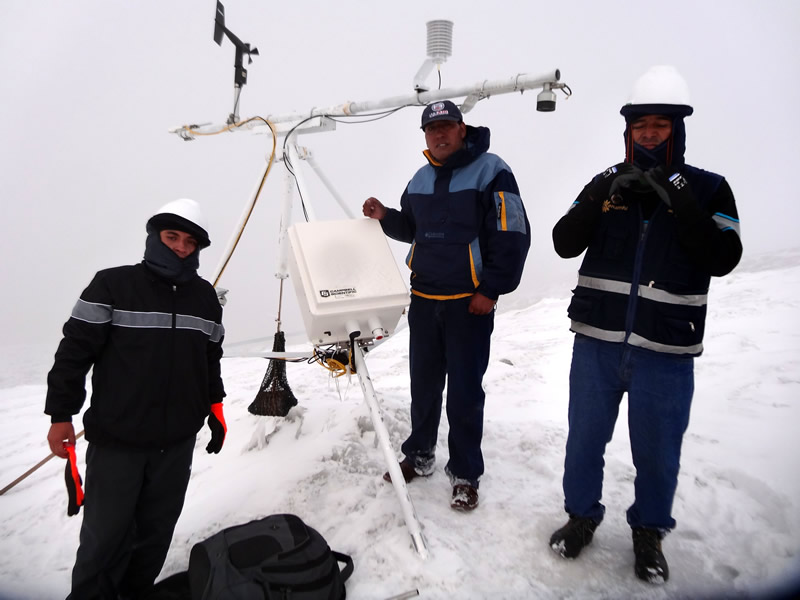 Monitoreo del nevado de Coropuna 