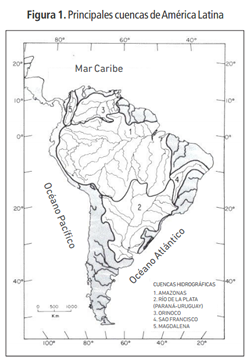 Figura 1. Principales cuencas de América Latina