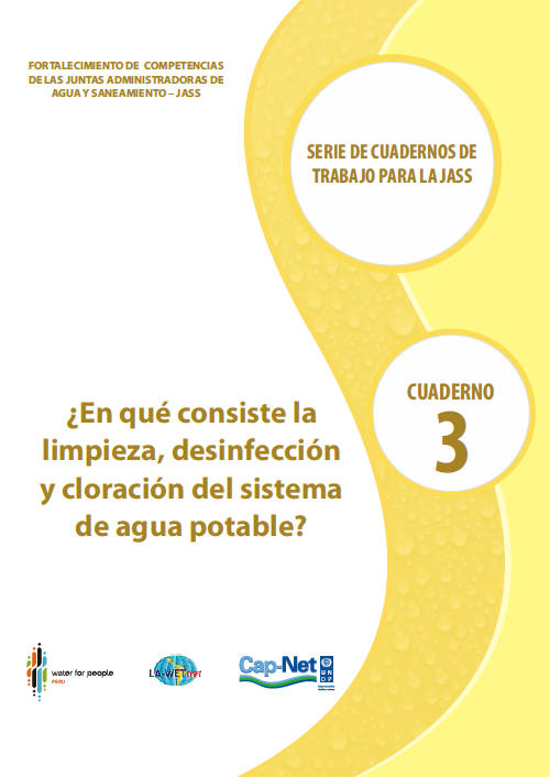 ¿En qué consiste la limpieza, desinfección y cloración del sistema de agua potable?