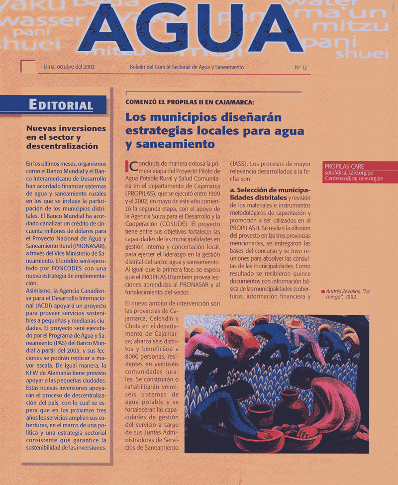 Revista Agua N° 12 - BVSDE PAHO