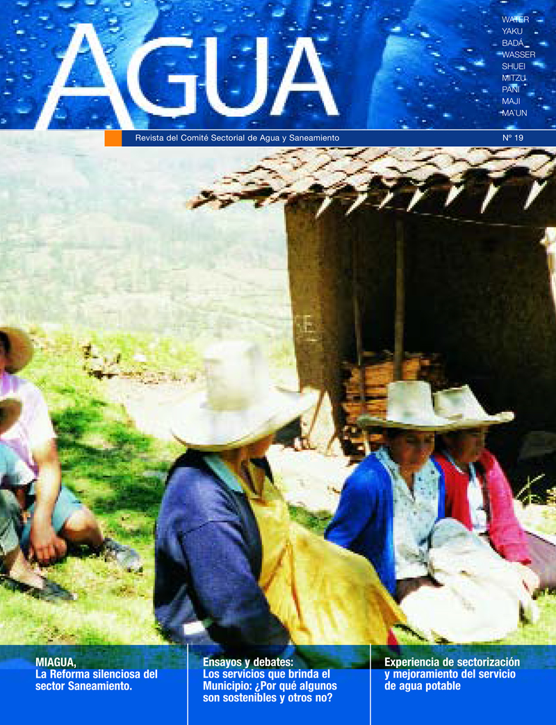 Revista Agua N° 19 - BVSDE PAHO