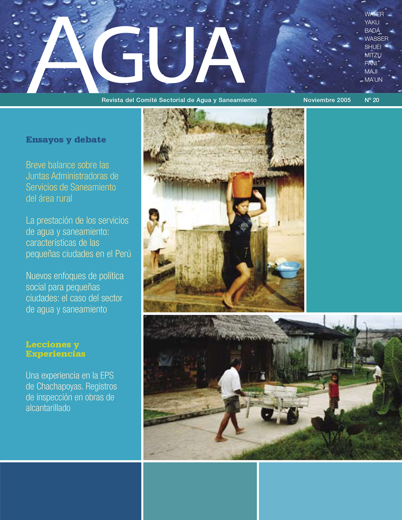 RRevista Agua N° 20 - BVSDE PAHO