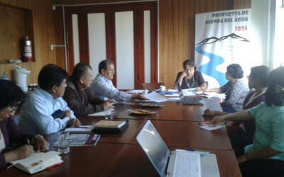 Primera Reunión GRUPO 3:AGUA E INDUSTRIAS (minería, energética, alimentos, servicios), Contaminación, ahorro de agua, Huella hídrica, Gestión de conflictos.